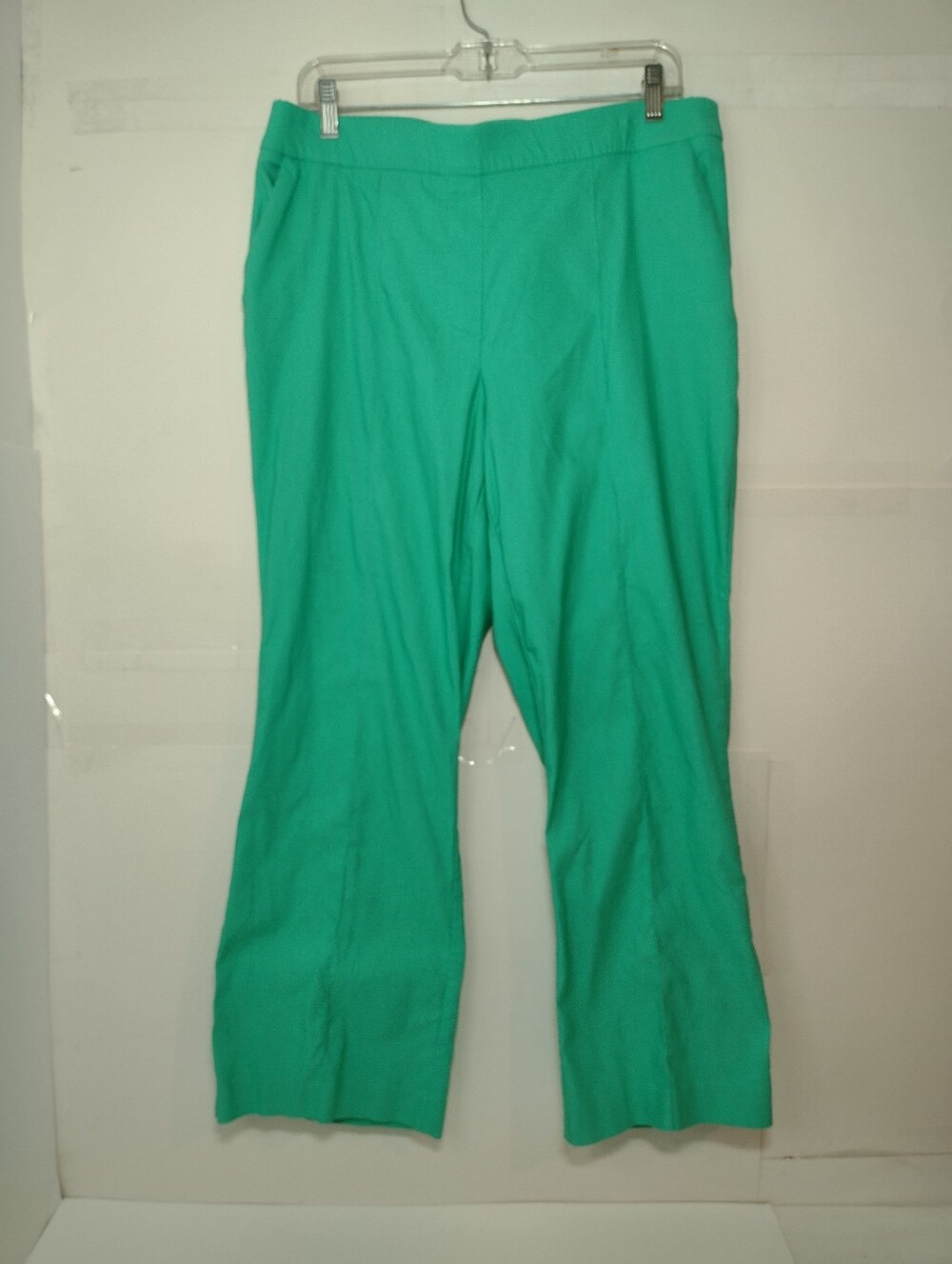 Cointterparts Women's Green Stretch Pull-On Pants (L)